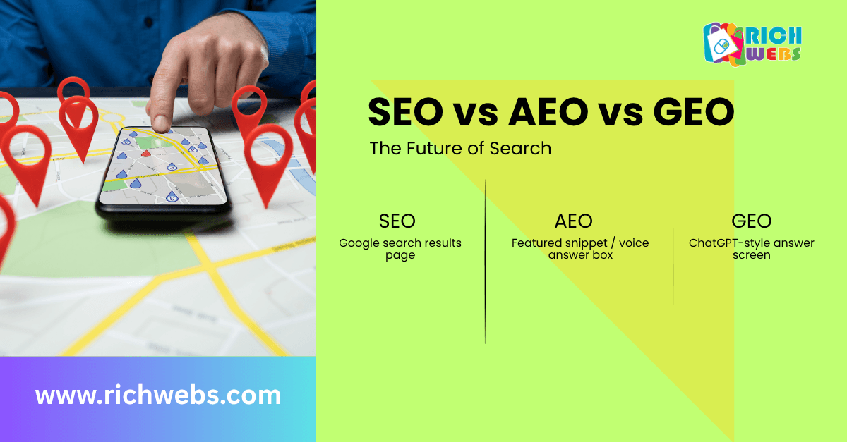 SEO vs AEO vs GEO
