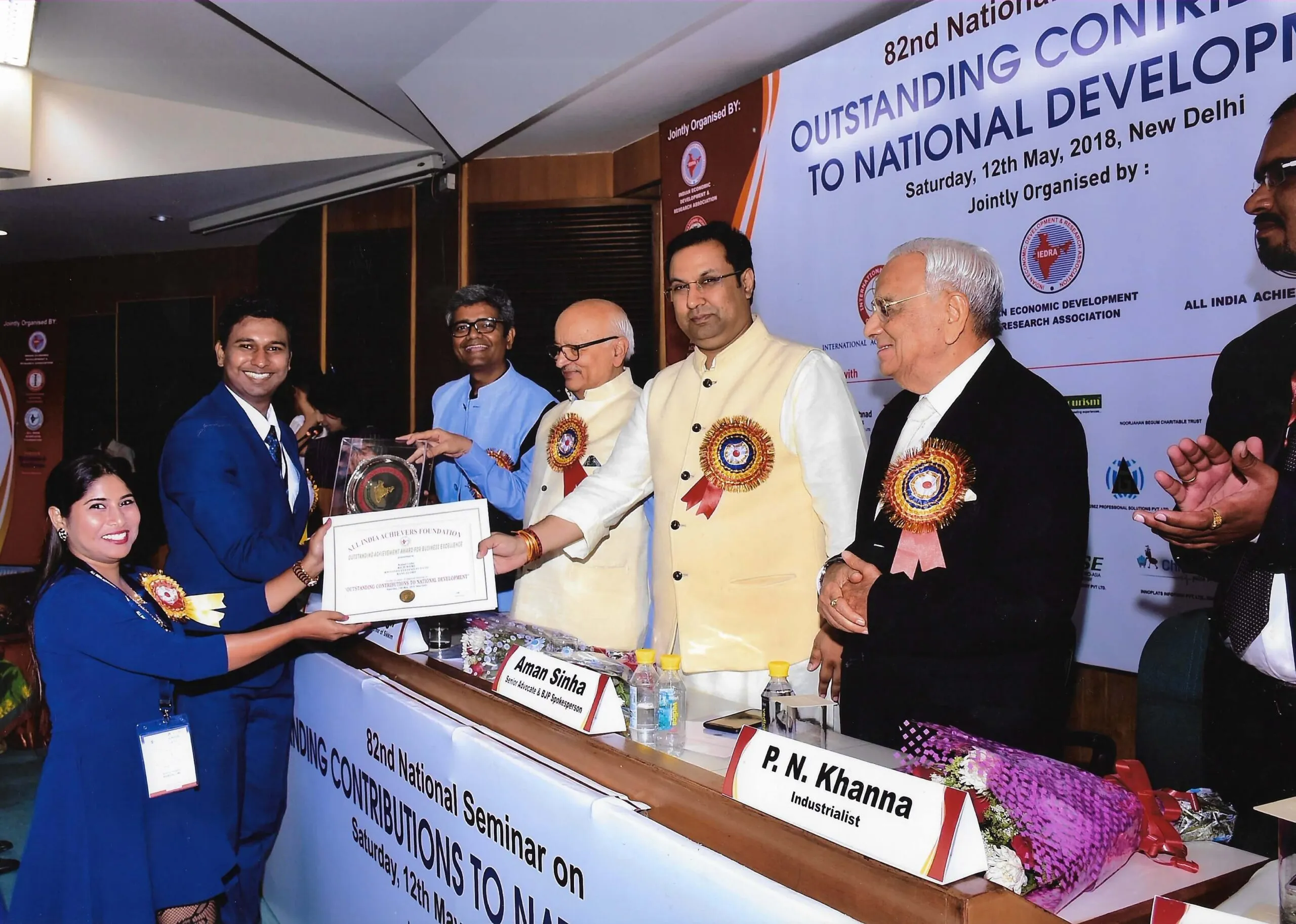 Rich Webs Outstanding Contribution To National Development New Delhi 2018