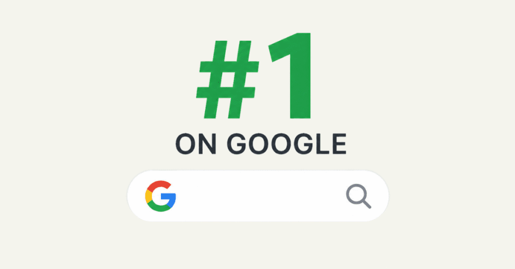 SEO case study showing #1 ranking on Google achieved by Rich Webs